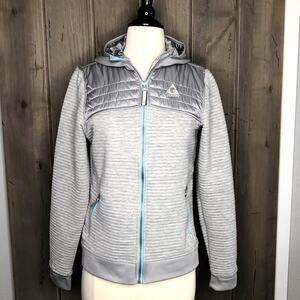 Gerry Silver Girls Zip-up Hooded jacket Large 14/16 item 122487